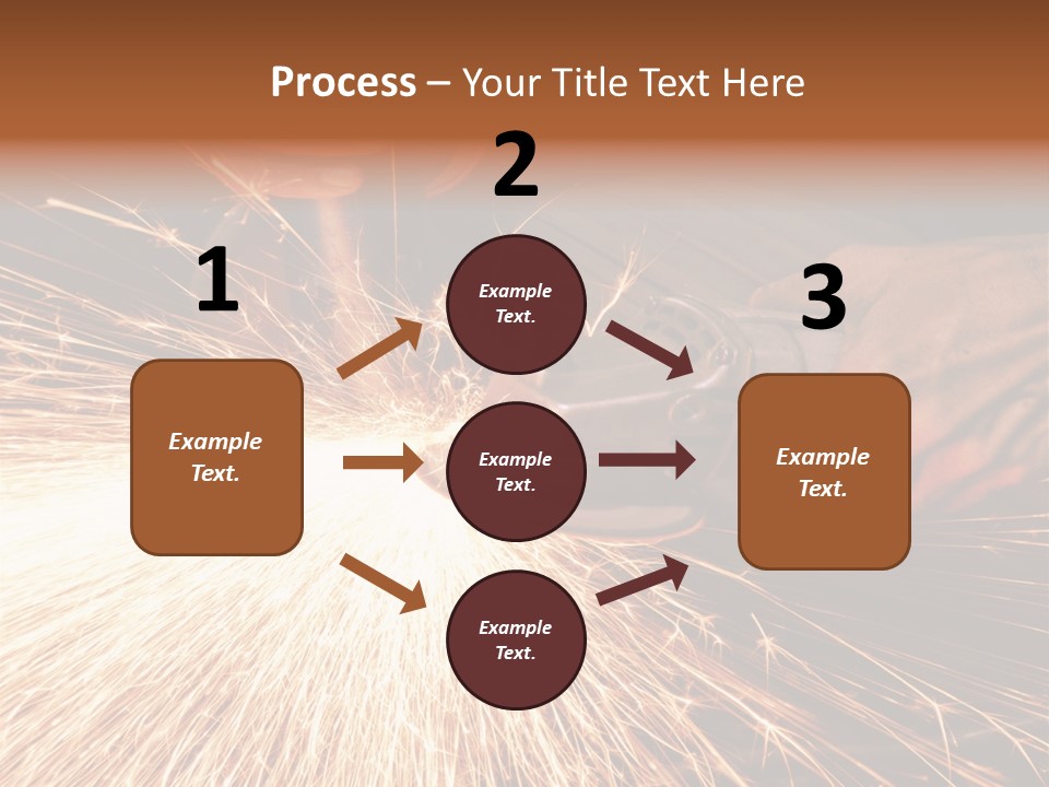 Metal Work Flame PowerPoint Template