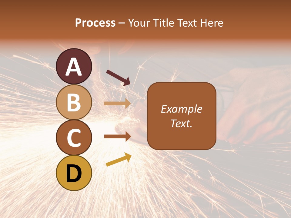 Metal Work Flame PowerPoint Template