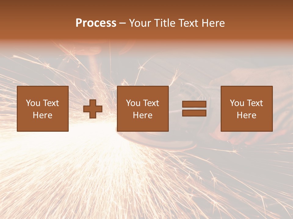 Metal Work Flame PowerPoint Template