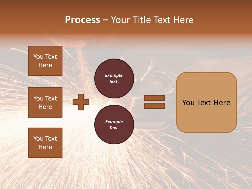 Metal Work Flame PowerPoint Template