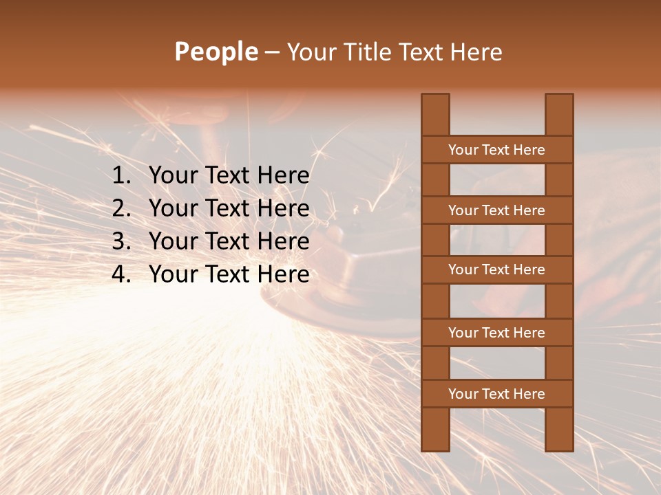 Metal Work Flame PowerPoint Template