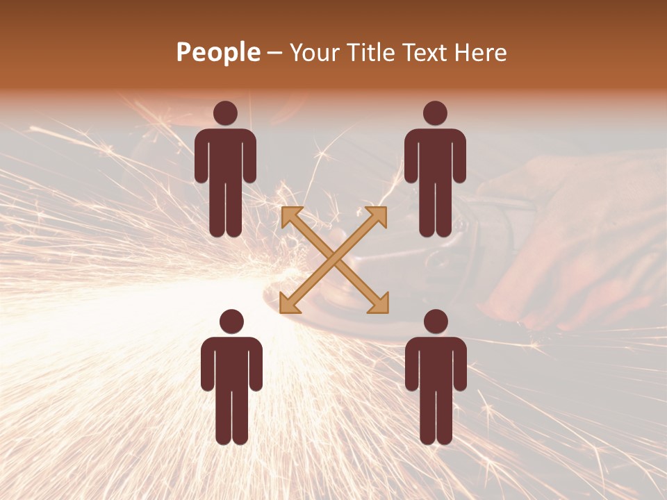 Metal Work Flame PowerPoint Template