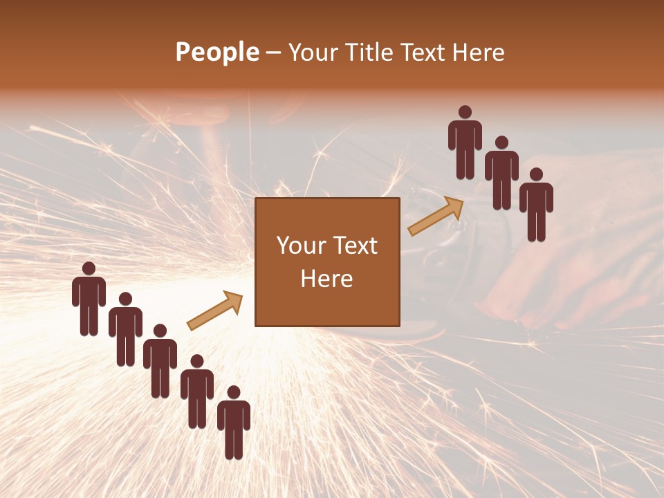 Metal Work Flame PowerPoint Template