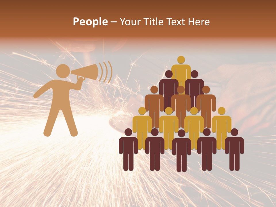 Metal Work Flame PowerPoint Template