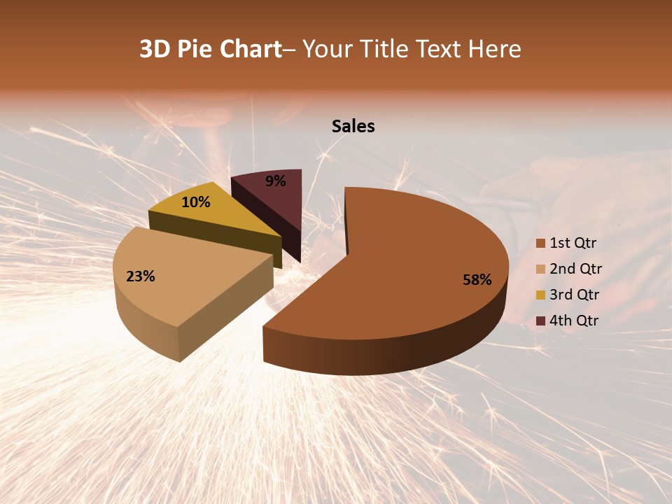 Metal Work Flame PowerPoint Template