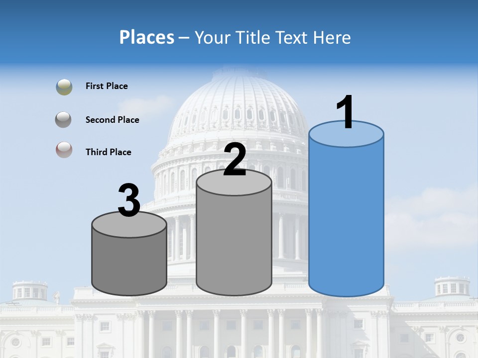 Senate City Travel PowerPoint Template