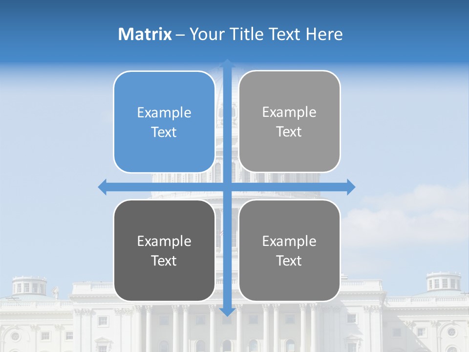 Senate City Travel PowerPoint Template