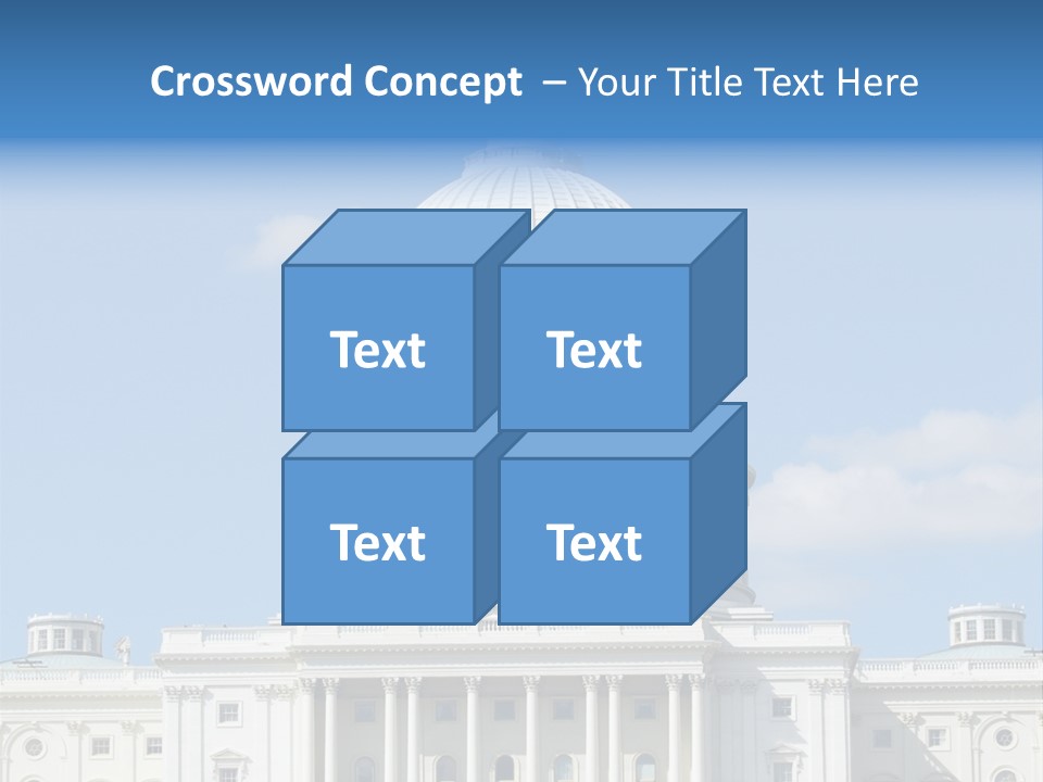 Senate City Travel PowerPoint Template