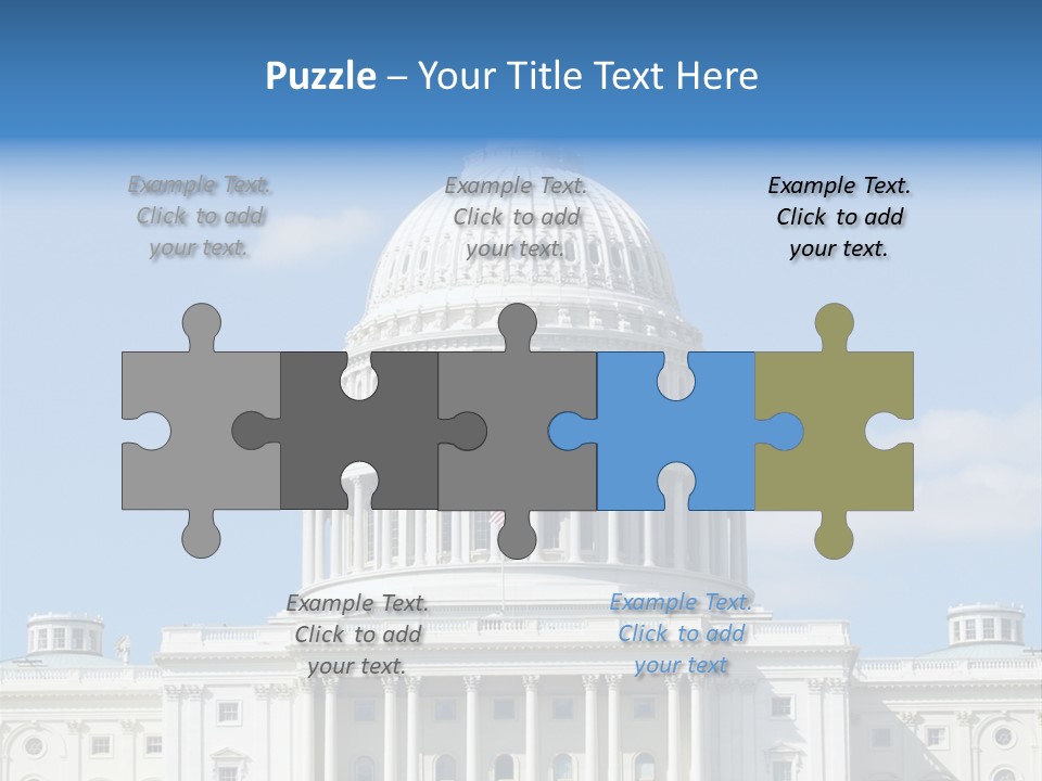 Senate City Travel PowerPoint Template