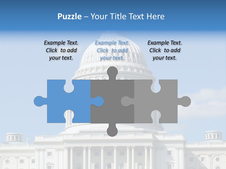 Senate City Travel PowerPoint Template