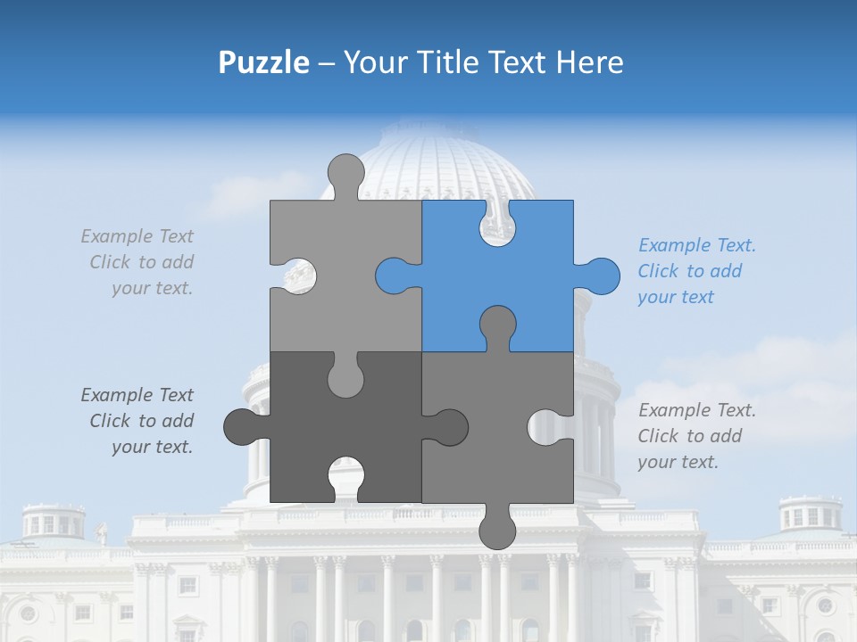 Senate City Travel PowerPoint Template