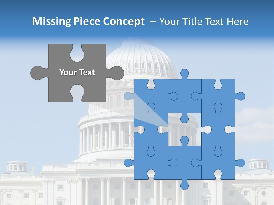 Senate City Travel PowerPoint Template