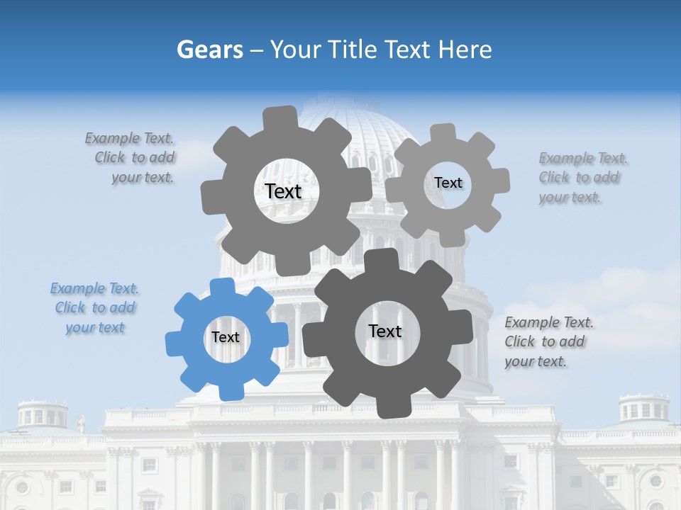 Senate City Travel PowerPoint Template