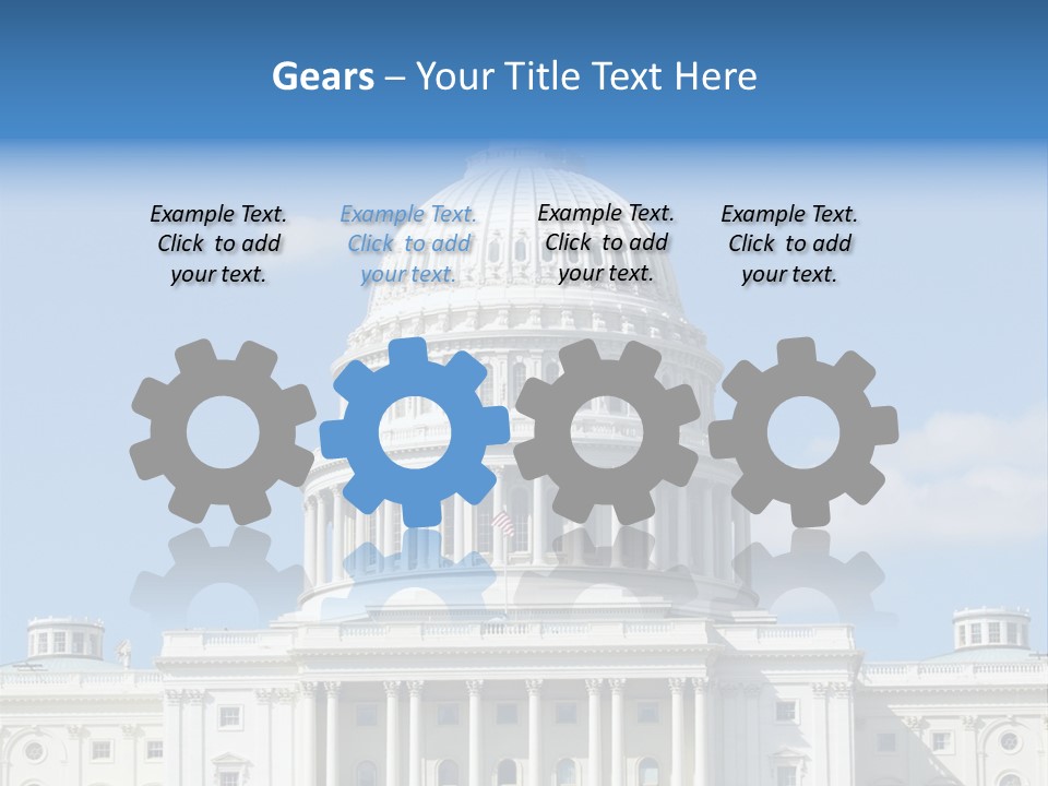 Senate City Travel PowerPoint Template