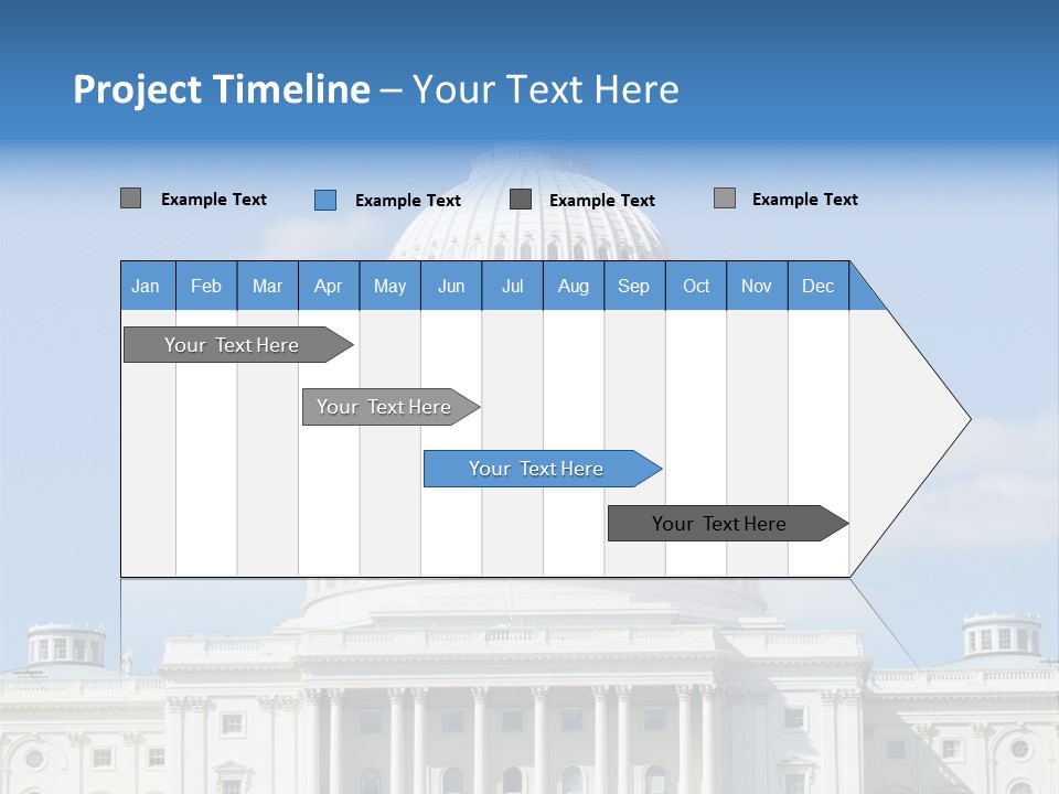 Senate City Travel PowerPoint Template