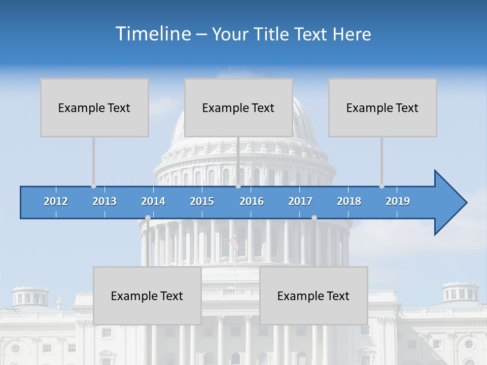 Senate City Travel PowerPoint Template