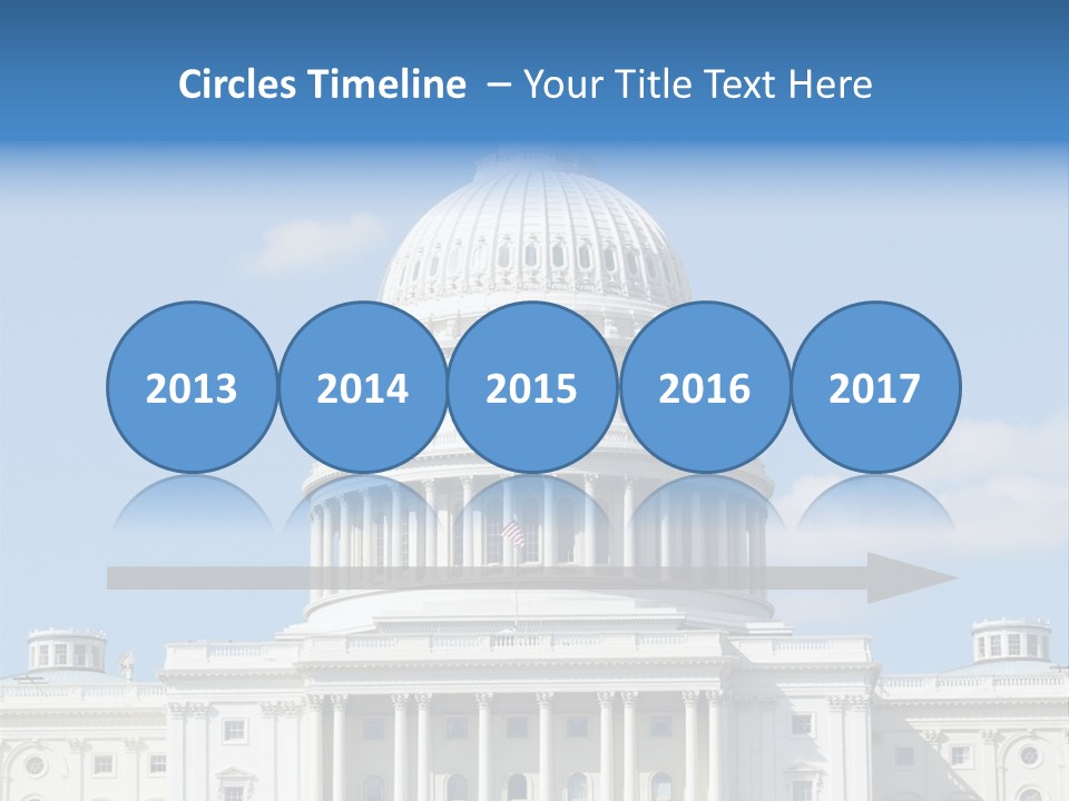 Senate City Travel PowerPoint Template