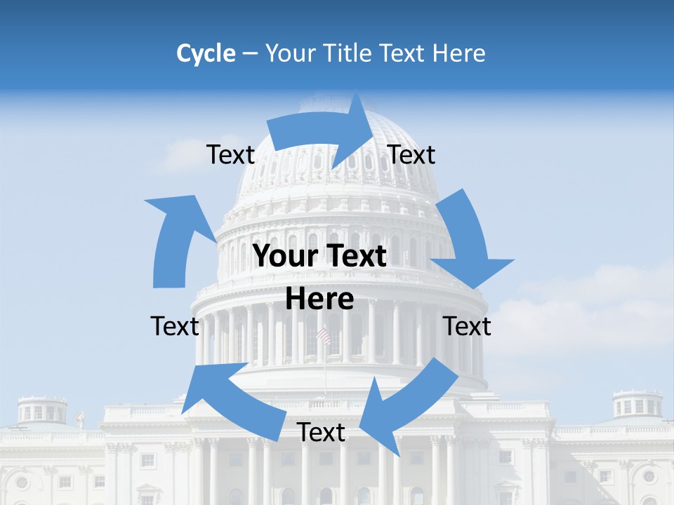 Senate City Travel PowerPoint Template