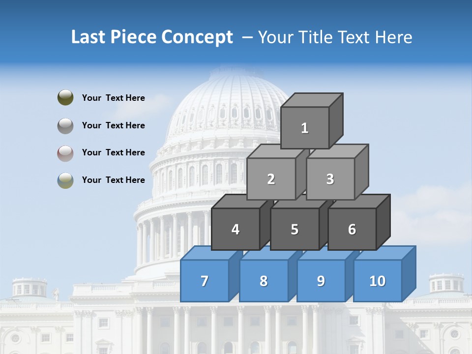 Senate City Travel PowerPoint Template