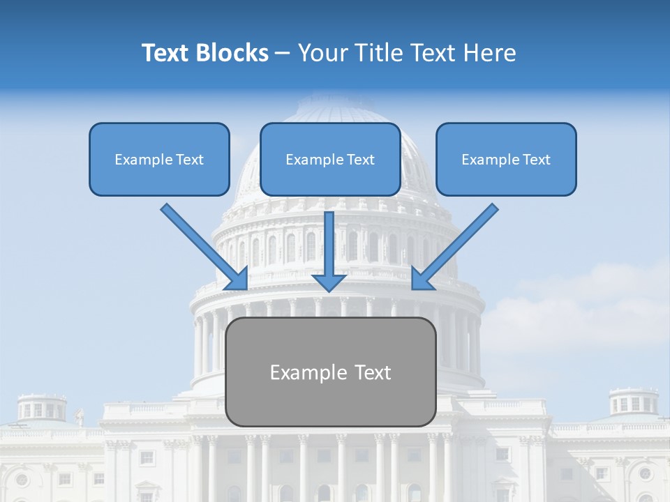 Senate City Travel PowerPoint Template