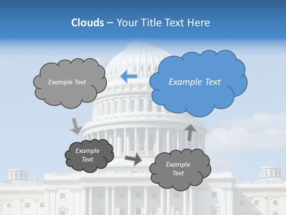Senate City Travel PowerPoint Template
