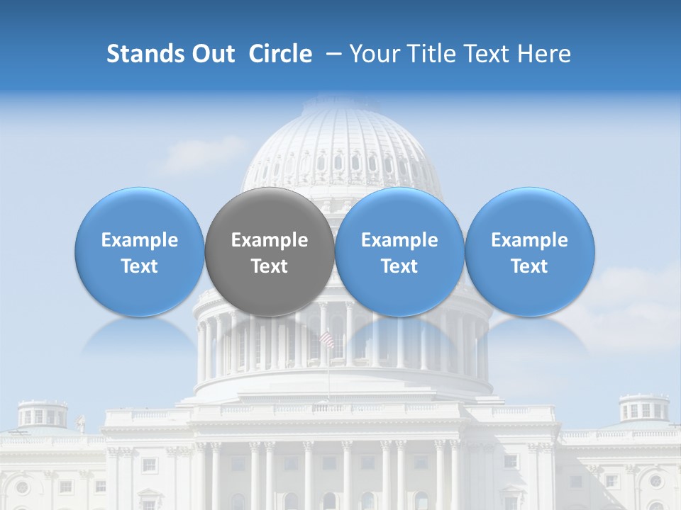 Senate City Travel PowerPoint Template