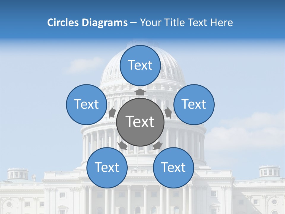 Senate City Travel PowerPoint Template