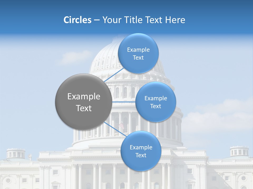 Senate City Travel PowerPoint Template