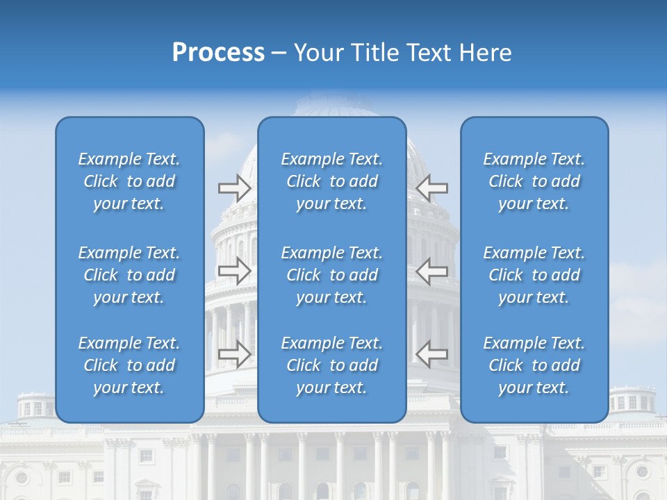 Senate City Travel PowerPoint Template