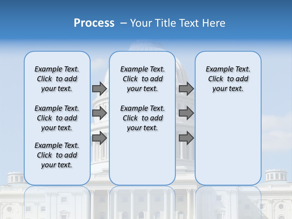 Senate City Travel PowerPoint Template