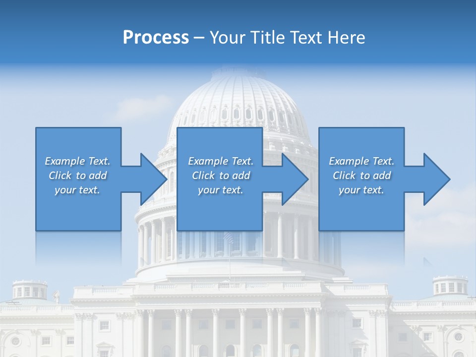 Senate City Travel PowerPoint Template