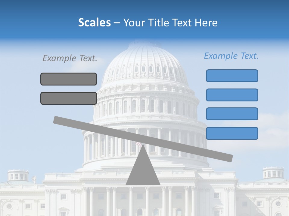 Senate City Travel PowerPoint Template