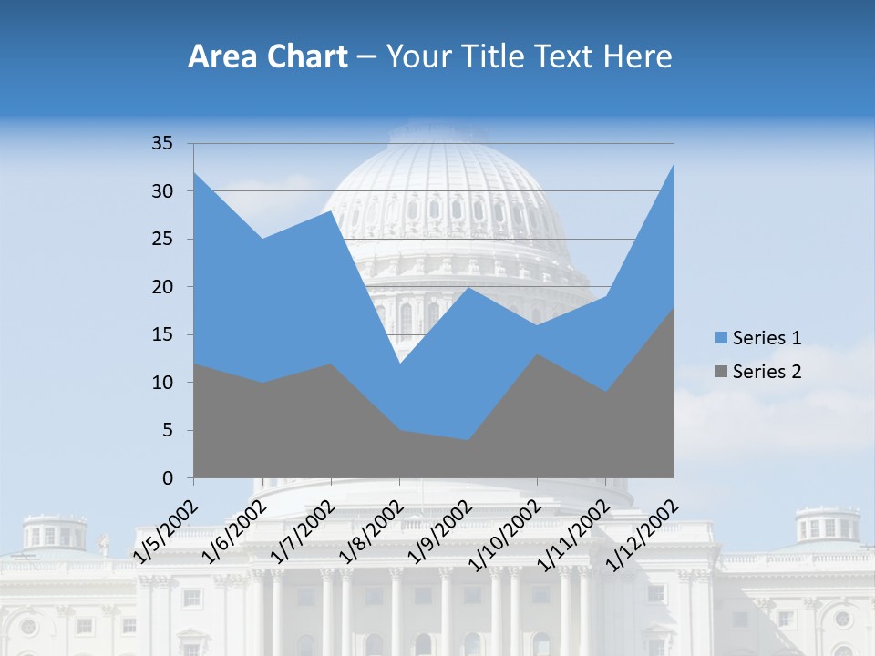 Senate City Travel PowerPoint Template