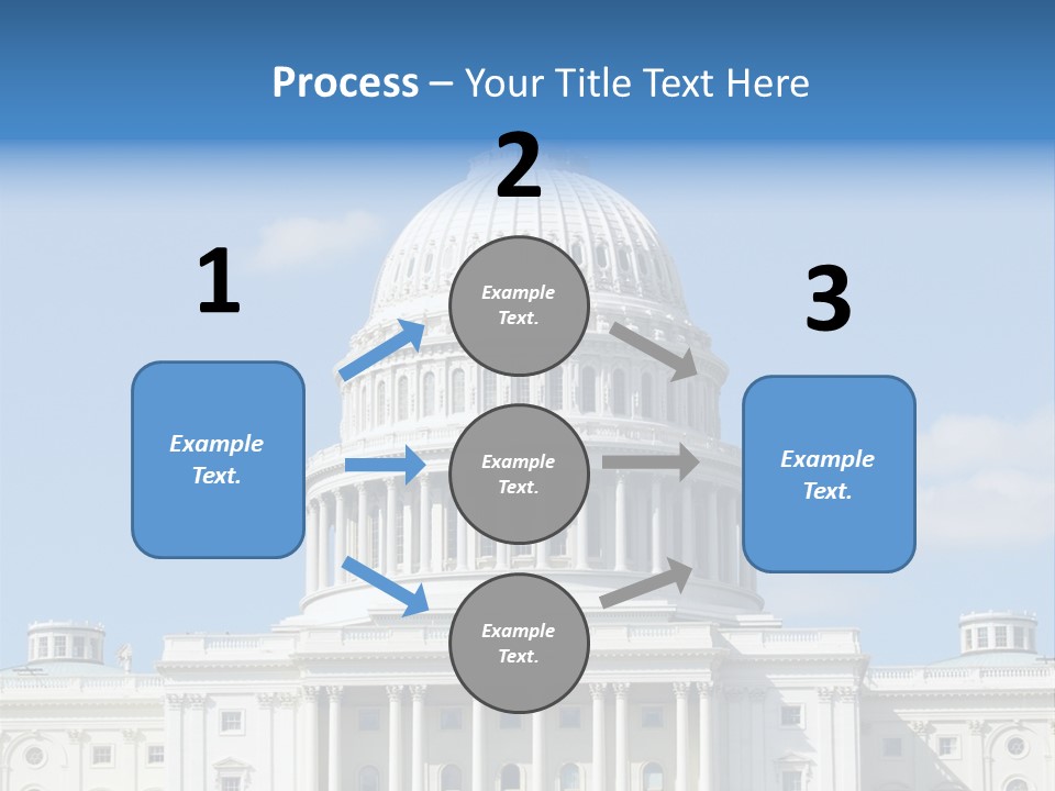 Senate City Travel PowerPoint Template