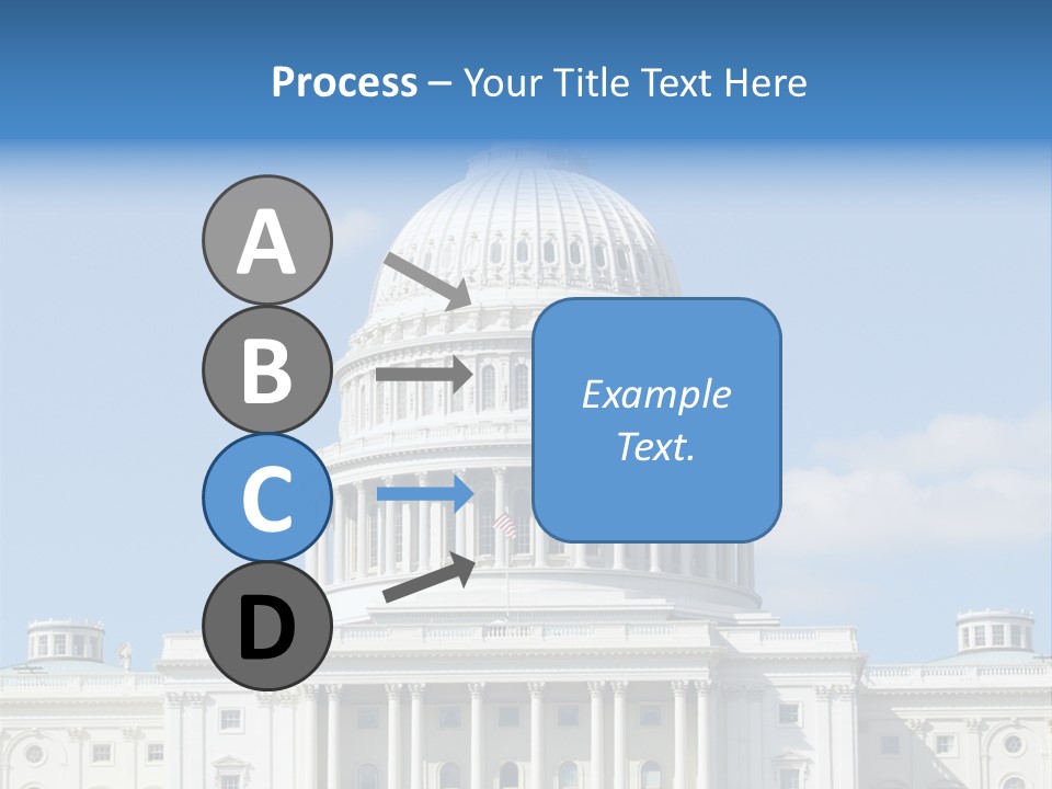 Senate City Travel PowerPoint Template