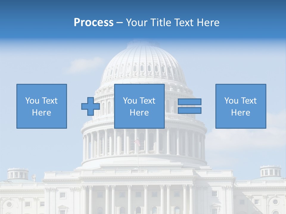 Senate City Travel PowerPoint Template