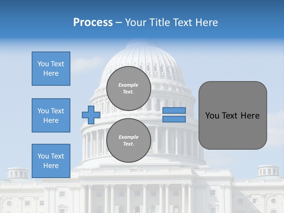 Senate City Travel PowerPoint Template