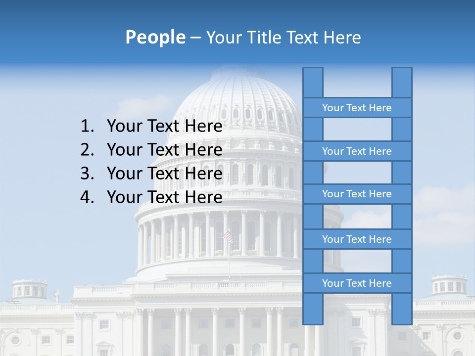 Senate City Travel PowerPoint Template