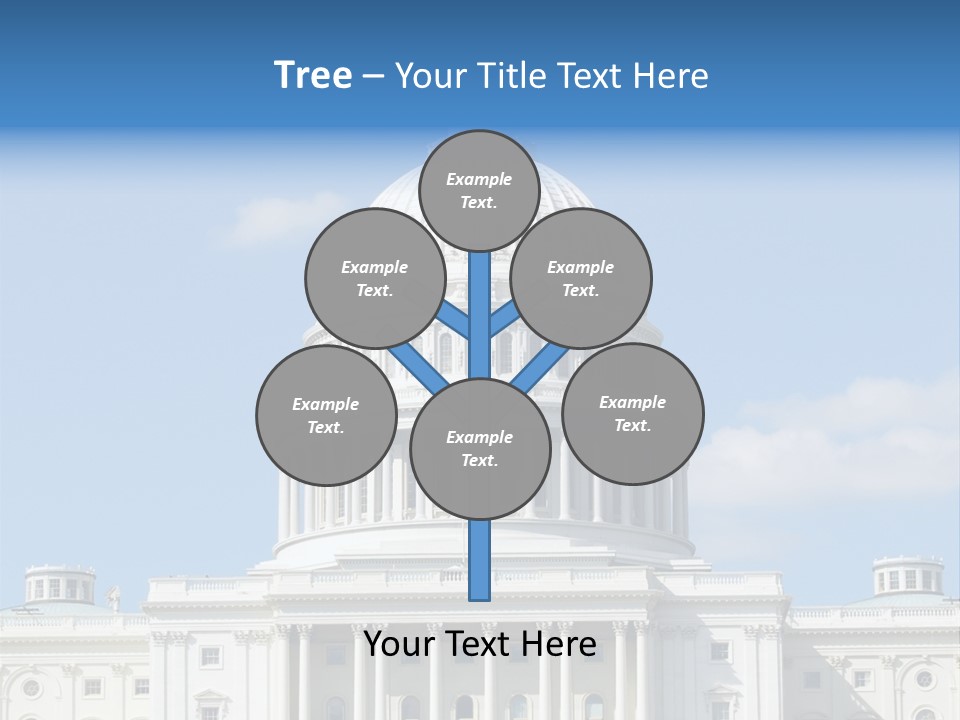 Senate City Travel PowerPoint Template