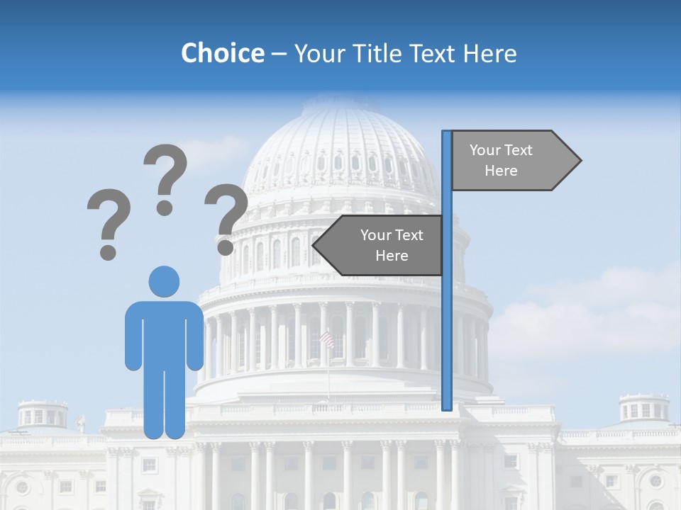 Senate City Travel PowerPoint Template