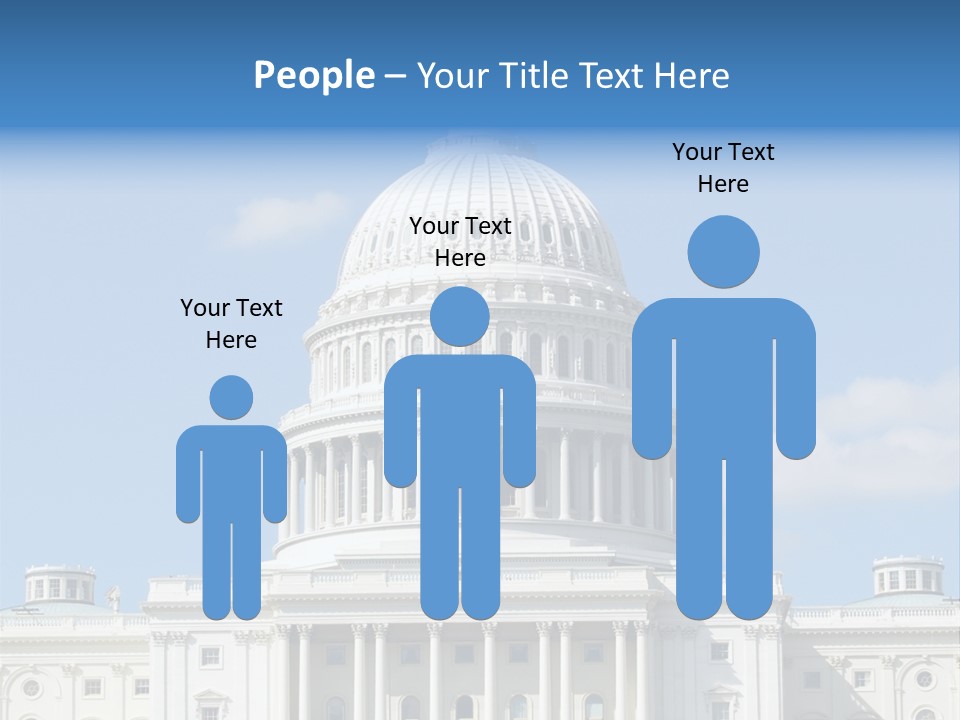 Senate City Travel PowerPoint Template