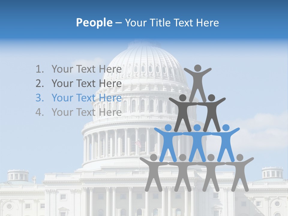 Senate City Travel PowerPoint Template