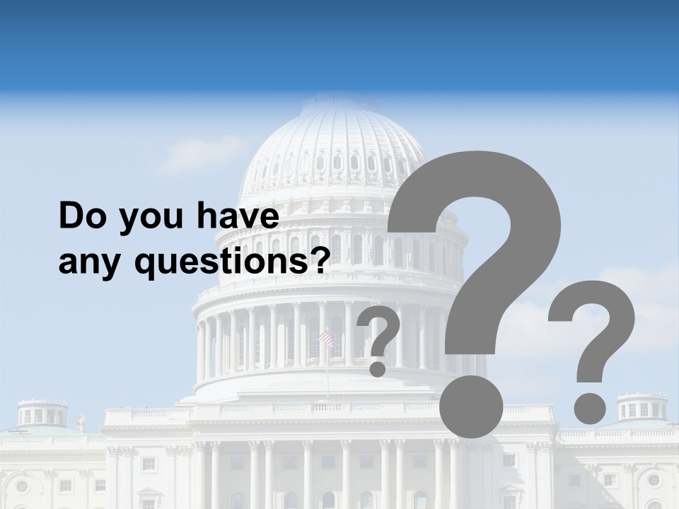 Senate City Travel PowerPoint Template