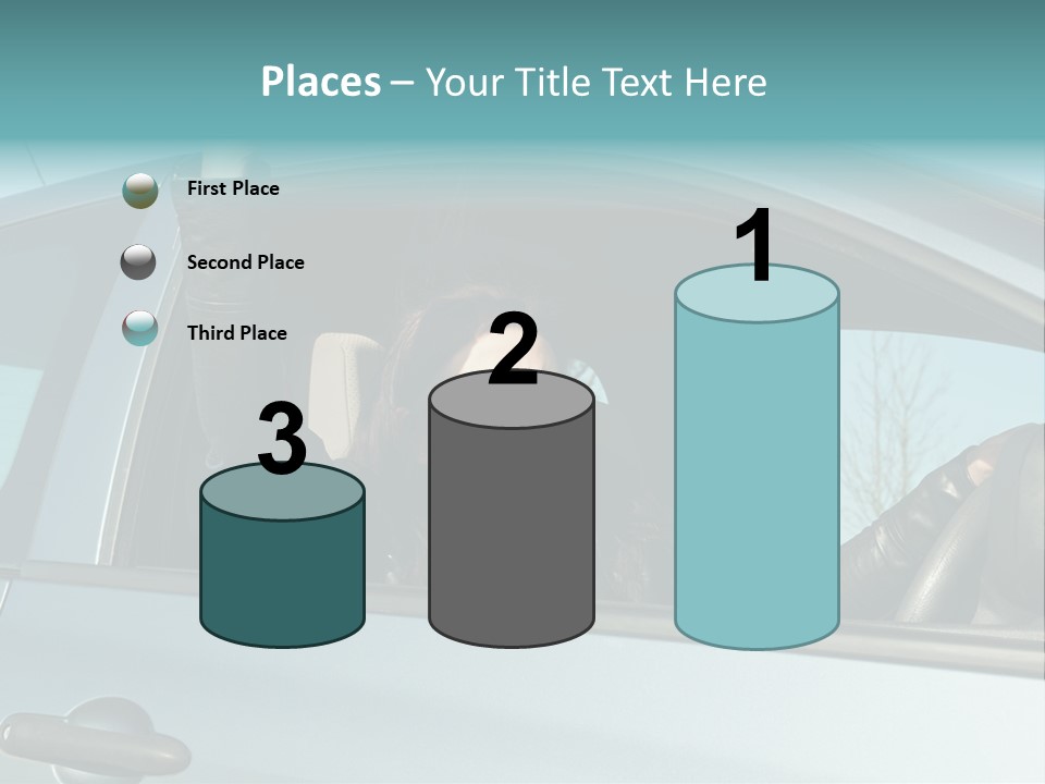 Driving Gesturing Threaten PowerPoint Template