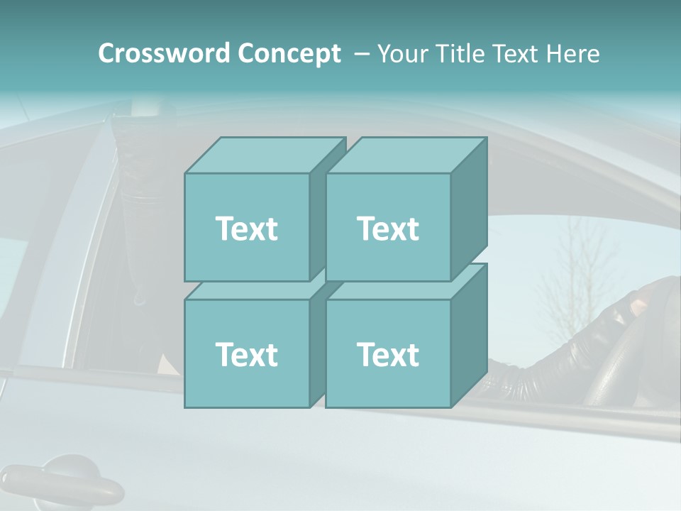 Driving Gesturing Threaten PowerPoint Template