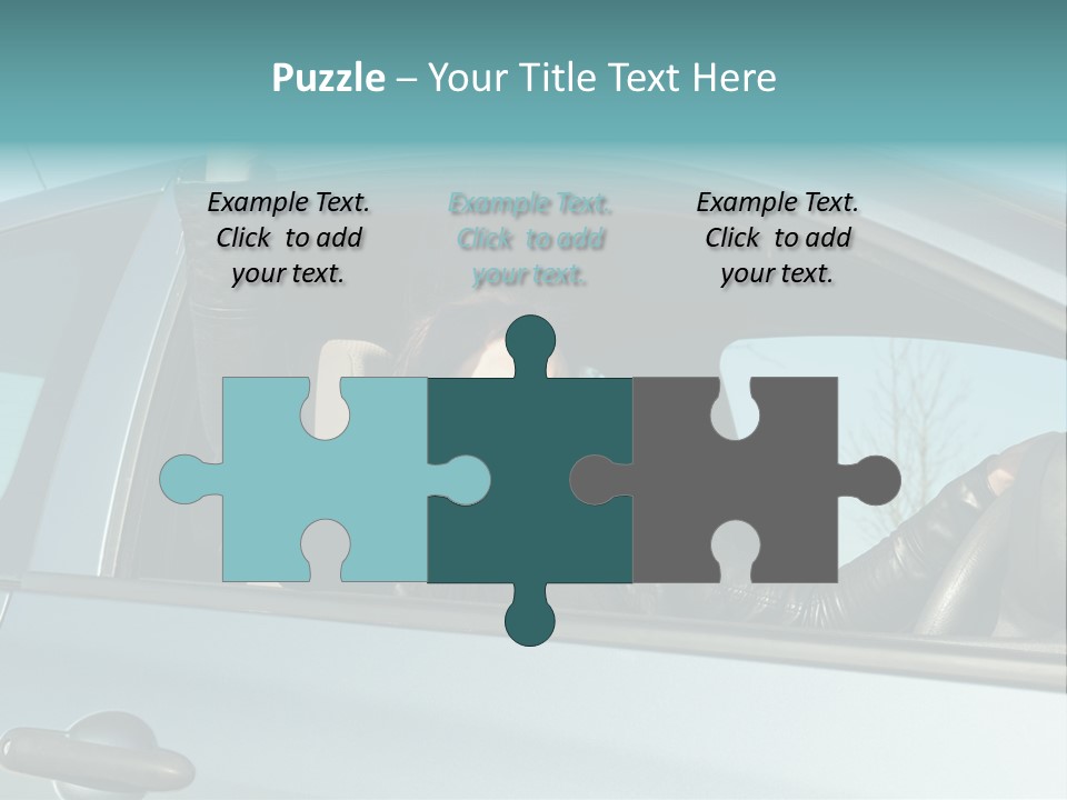 Driving Gesturing Threaten PowerPoint Template