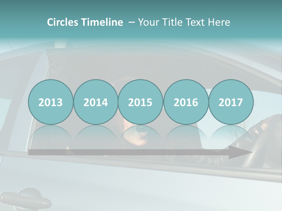 Driving Gesturing Threaten PowerPoint Template