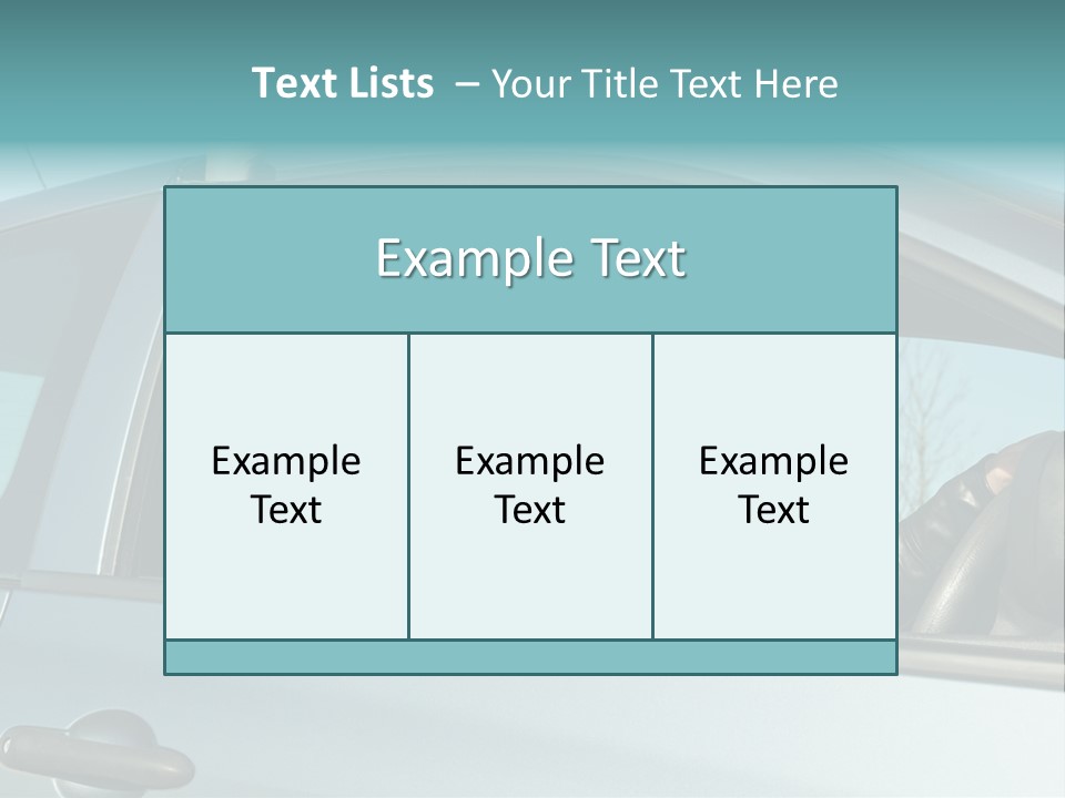 Driving Gesturing Threaten PowerPoint Template