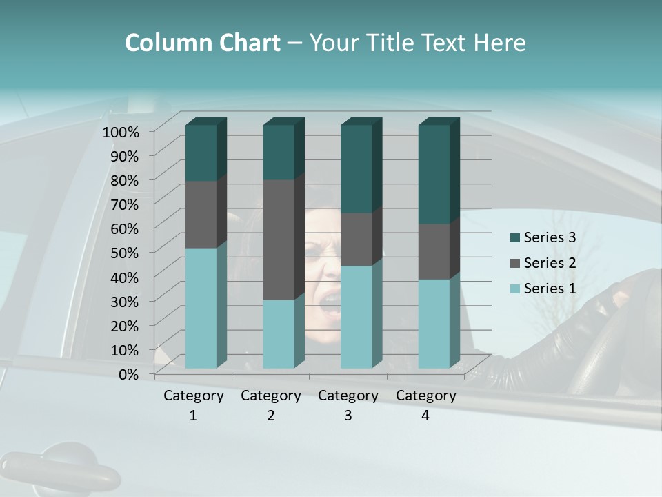 Driving Gesturing Threaten PowerPoint Template