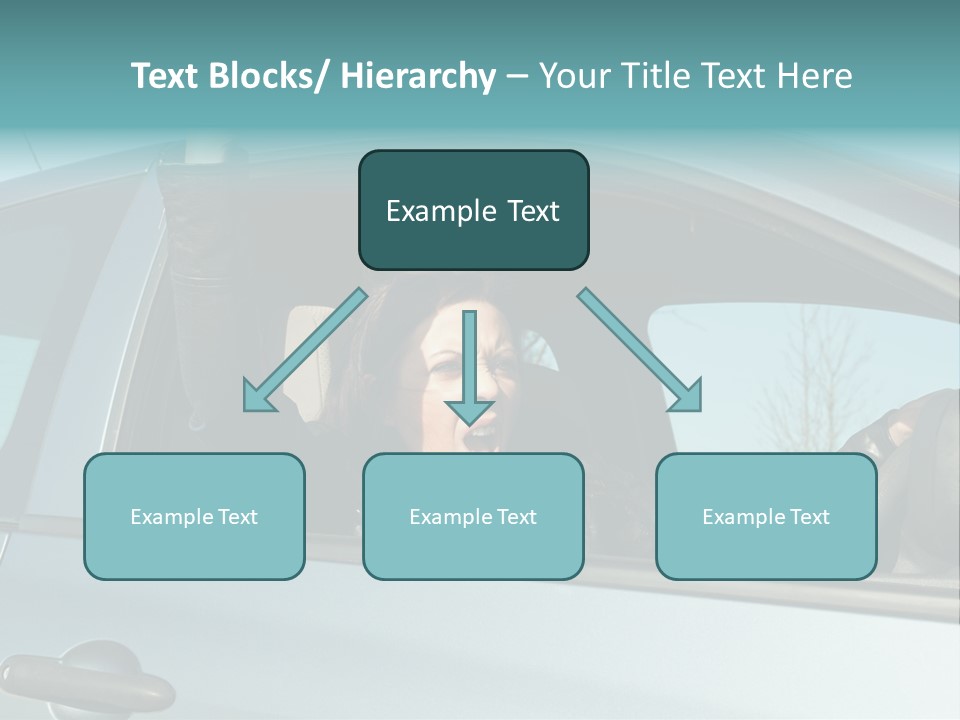 Driving Gesturing Threaten PowerPoint Template